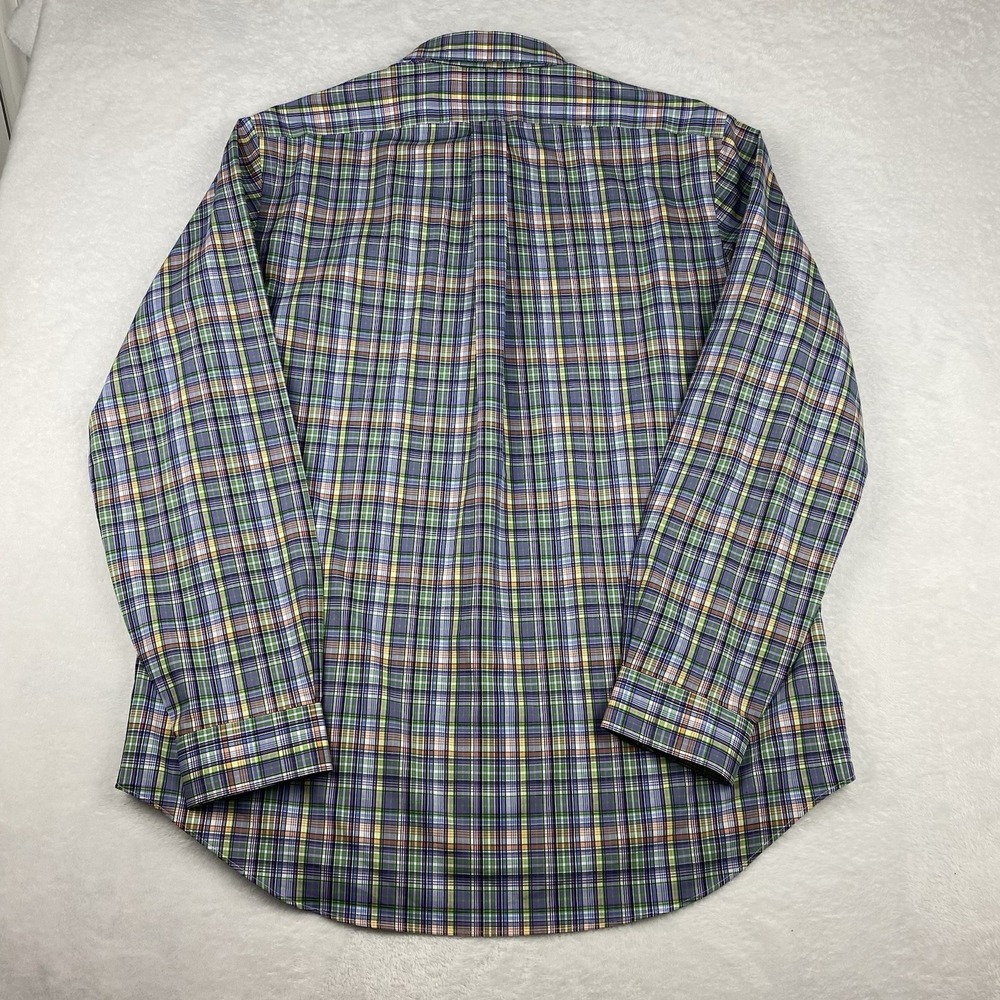 Ralph Lauren Shirt Mens XL Multicolor Plaid No Iron Long Sleeves - Picture 9 of 9